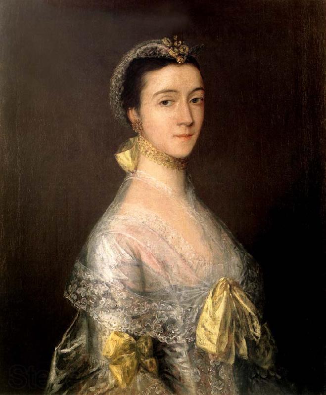 Thomas Gainsborough Portrait of Sarah,Mrs Tobias Rustat Spain oil painting art